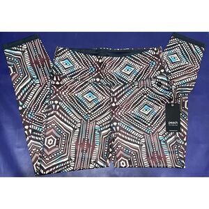 Peach Reversible Tue Dye Print 7/8 Legging